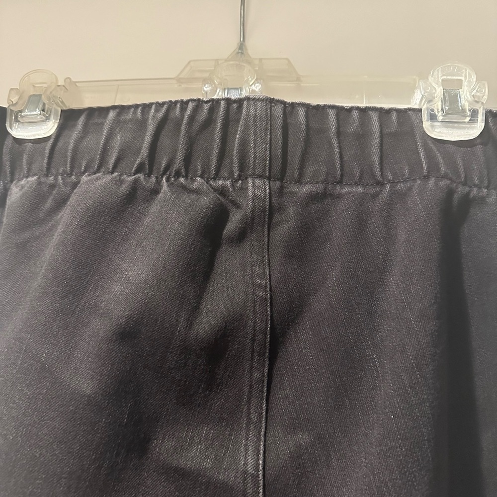 Soft Surroundings Jeans Black Elastic Waistband Summer Spring Casual Size medium - Picture 8 of 9